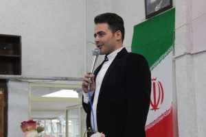 سید حامد حسینی در اجرای مراسم آیین های سنتی